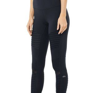 Alo High Waist Moto Legings